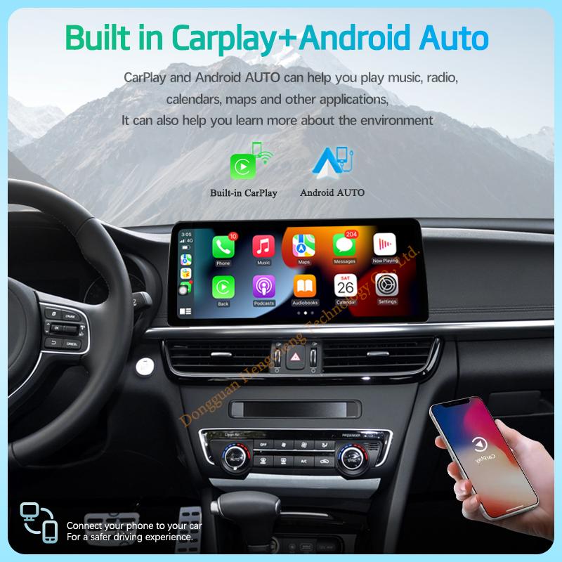 12.3" For KIA K5 Optima 4 2015-2019 GPS Navigation Radio Android12 8+128G 8Core CarPlay 4G 360Camera Car Multimedia Video Player