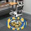 1PC Minions Office Round Rug - Perfect for Office or Study Decor, Non-Slip Backing, Decorative Floor Mat yy250916075