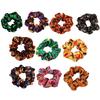 Halloween Scrunchies Pumpkin Hair Scrunchies Hair Ties Soft Elastic Hair Bands Hair Scrunchy Ties Hair Accessories