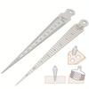 Taper Gage 1/32-5/8 Inch 1-15mm Stainless Gap Hole Taper Welding Gauge Test Ulnar Inch & Metric