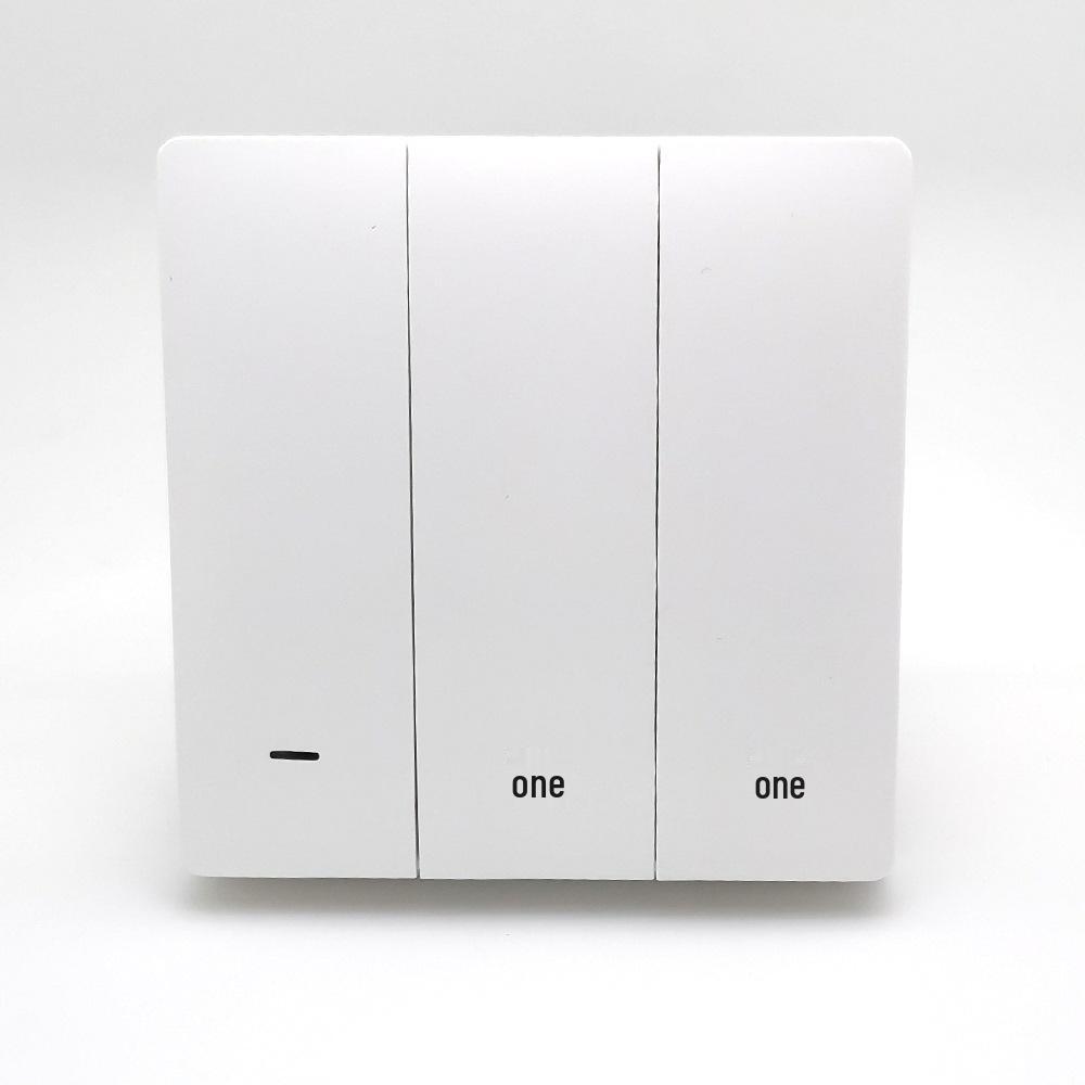 Longspu 86-Type WiFi Smart Switch: Pojedynczy przewód fazowy/neutralny, przełącznik ścienny zgodny ze standardem Graffiti