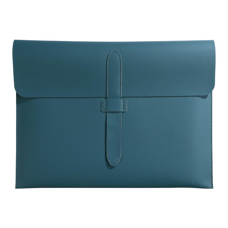 PU Leather Folder A4 Document Bag Business Briefcase Storage Enterprise Customization