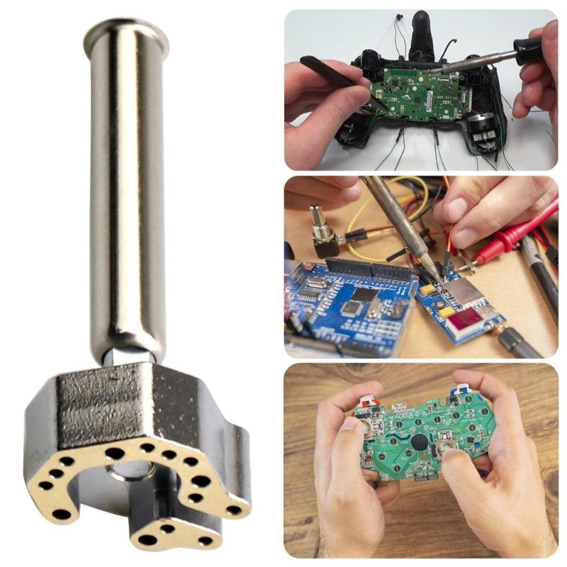 Rapid Heating Coppers Desoldering Tip Controller Repair Kit Compact Design Strong Compatibility For Gaming Consoles