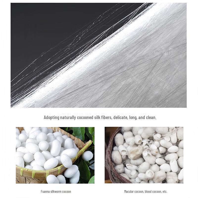 FUANNA Silk and Wool Two-in-One Quilt