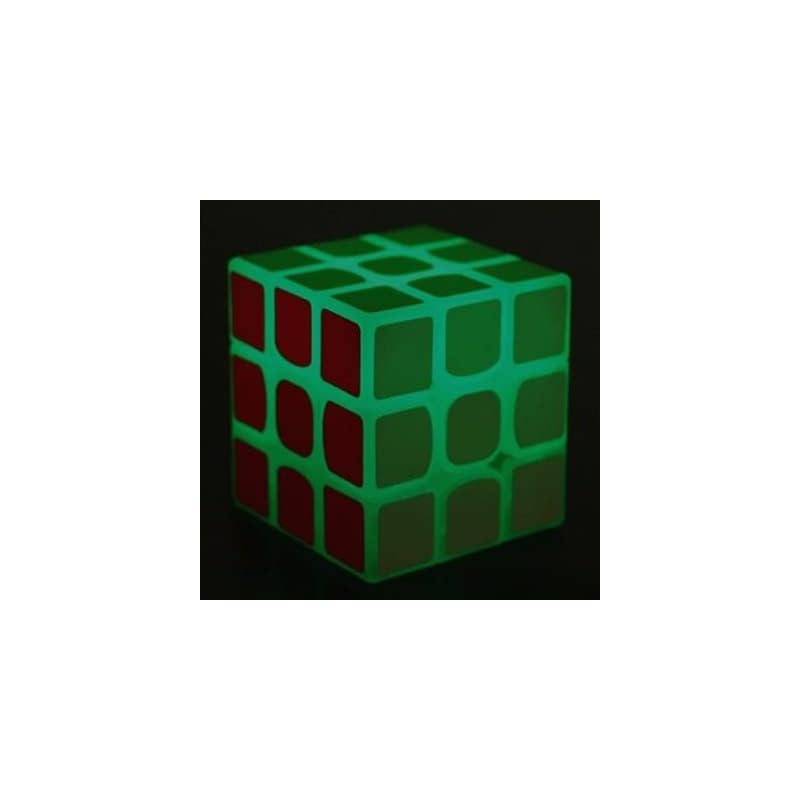 

Kancharo glow in the dark cube noctilucent cube fluorescent cube (3x3, green)