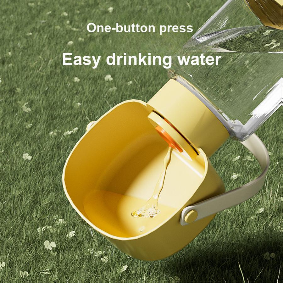 Cat & Dog Travel Cup Companion Cup for Pets, Drinking & Feeding Bottle, Heat Resistant