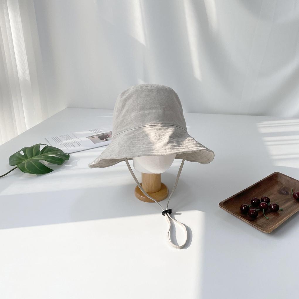 Men's and Women's Daily Bucket Hat Cotton Slab Wire Bucket Hat