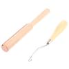 Tool Wooden Latch Hook Rug Yarn Tool Yarn Cutter Segmental Embroidery Tool Rug Carpet Latch Hook