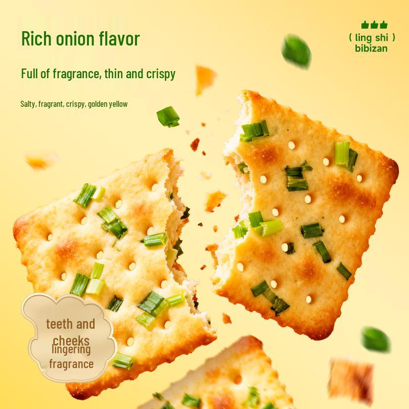 BIBIZAN Scallion Soda Crackers