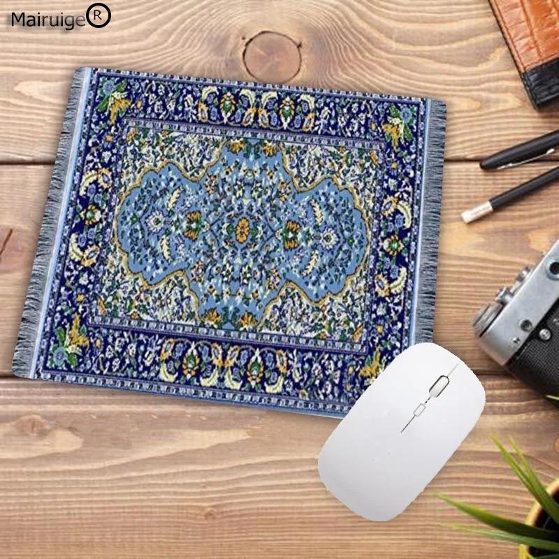 Persian Carpet Mouse Pad 22x18cm Computer Small Mouse Mat Streak Office Rubber Mat Non-slip Mat Table Pads Desk Mats Small Rug