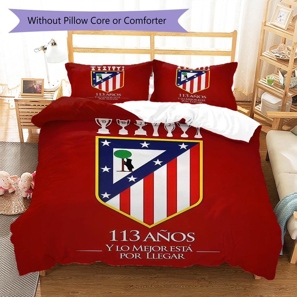 Set Copripiumino Trapuntato Atleti Copripiumino Federa Decorazione per la Casa Regalo di Compleanno (1 * copripiumino + 2 * federa, senza nucleo)
