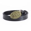 Fashion New Men's Belt Retro Whole Cowhide Smooth Buckle Belt Men's Waist Belt