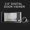3.5" LCD Digital Door Viewer Doorbell Security Camera Electronic Cat Eye Camera Photo Monitor Black & Silver