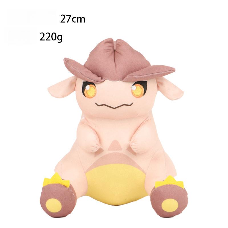 

Милая мультяшная игрушка Natla Baby Tepetlisaurus, плюшевая игрушка для игрового персонажа Genshin Impact, изысканная плюшевая игрушка для детей в подарок светло-коричневого