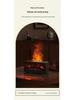 Retro 3D Fireplace Flame Aroma Humidifier & Colorful Desktop Light