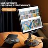 Universal Phone Stand On Desk 360° Rotating Multi-Angle Non-Slip Metal Base Foldable Desktop Holder For iPhone Xiaomi Samsung