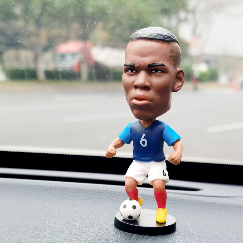CR7 & Neymar Bobblehead Doll - Football Star Car Ornament Gift for Boys