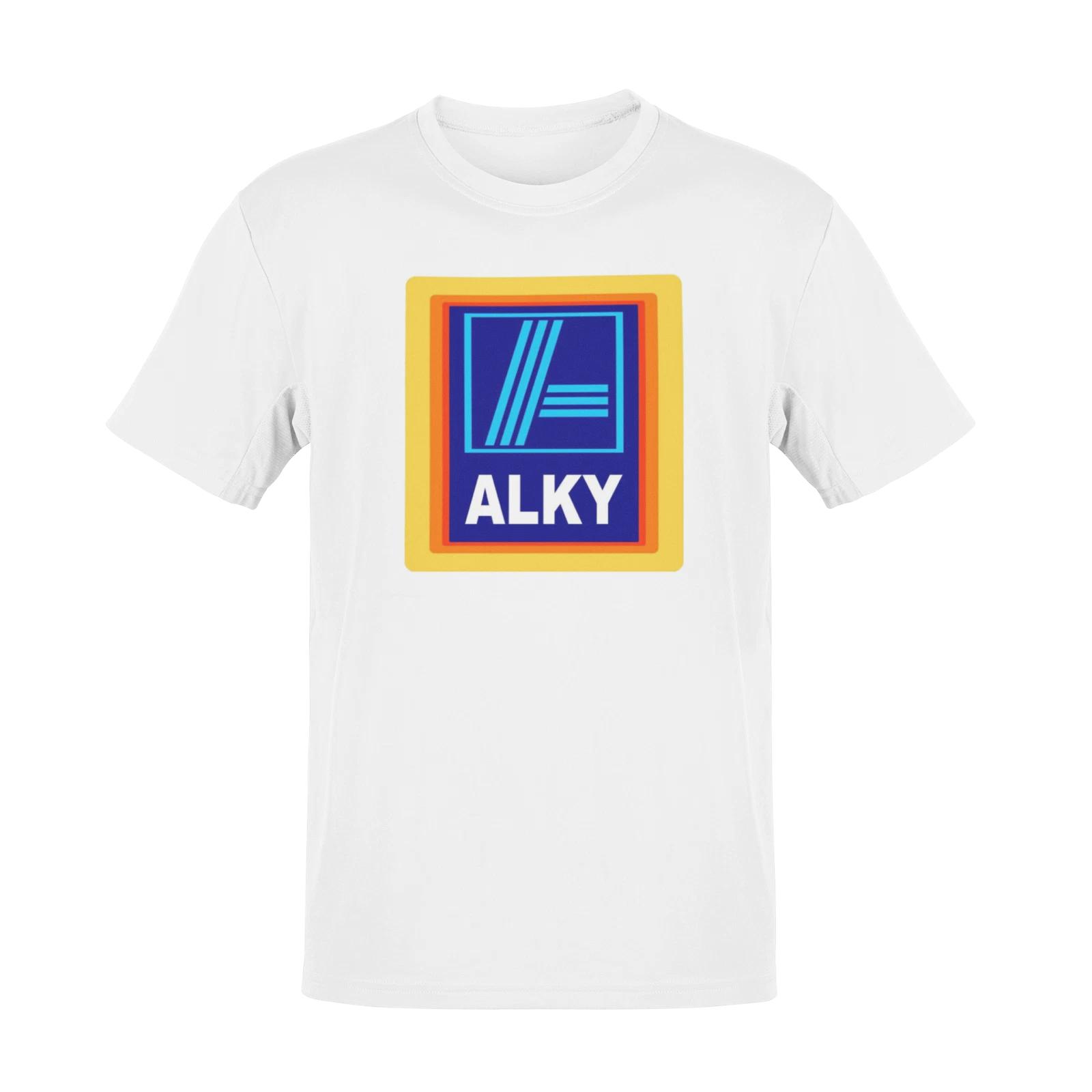 

FUNNY ALDI ALKY Mens T-Shirt Funny Joke Parody Designer Sleep Dad Husband Gift S