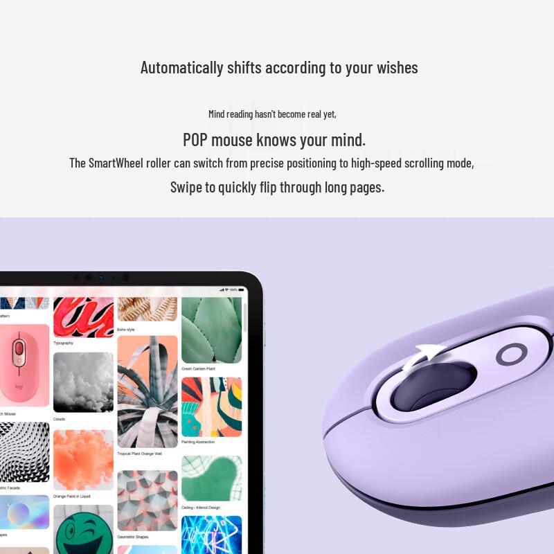 Logitech POP MOUSE Wireless Bluetooth Mouse