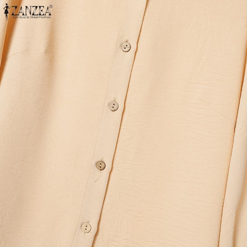 ZANZEA Women Long Sleeve Blouse and Pants Casual Two Piece Suit Sets