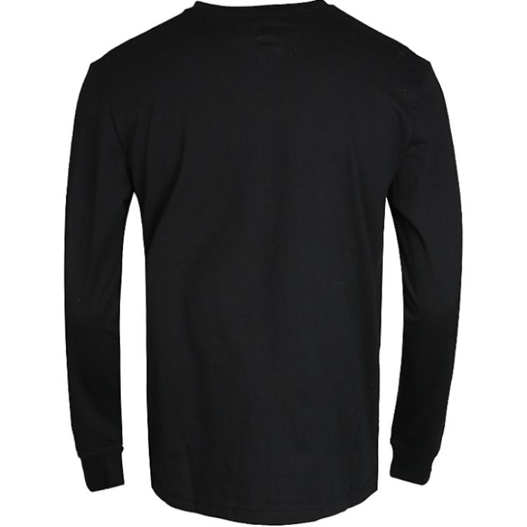 Converse T-Shirts Herren Schwarz Rundhalsausschnitt Moderat 10007851-A01