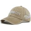 NEW YORK CITY Embroidery Baseball Cap Men Summer Mesh Caps Women's Snapback Side Vintage Side Letter Hip Hop Trucker Hat Unisex