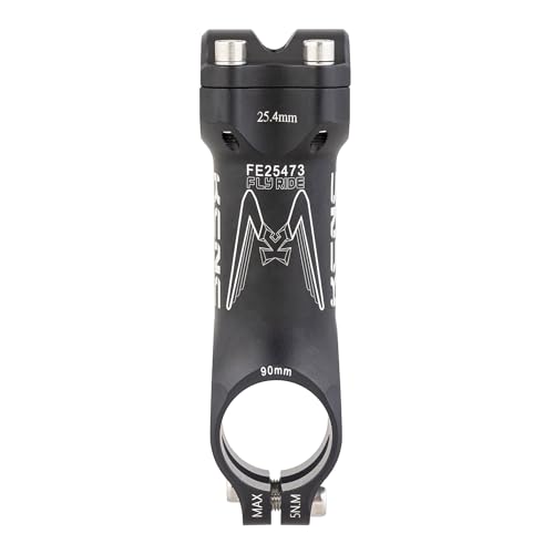 KCNC Fahrradvorbau, 6061 Aluminium, Leichtgewicht, für Rennräder, MTBs, Flyride AH OS, 50mm, 25.4mm, 5D, Schwarz, 683031