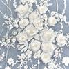 European Luxury Embroidery Three-Dimensional Satin Beaded Sequined Lace Fabric, Wedding Dress Handmade Diy Material Dress Fabric
