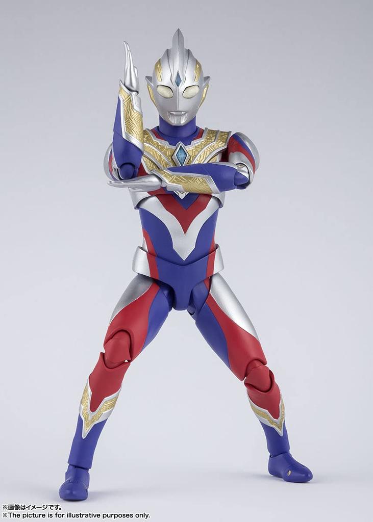 TAMASHII NATIONS Ultraman Trigger Multi Type 150mm malovaná pohyblivá figurka SHFiguarts cca. PVC a ABS