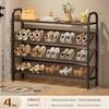 Compact Multi-Tier Shoe Rack for Entryways, Space-Saving Shoe Cabinet for Dorms and Small Rooms
