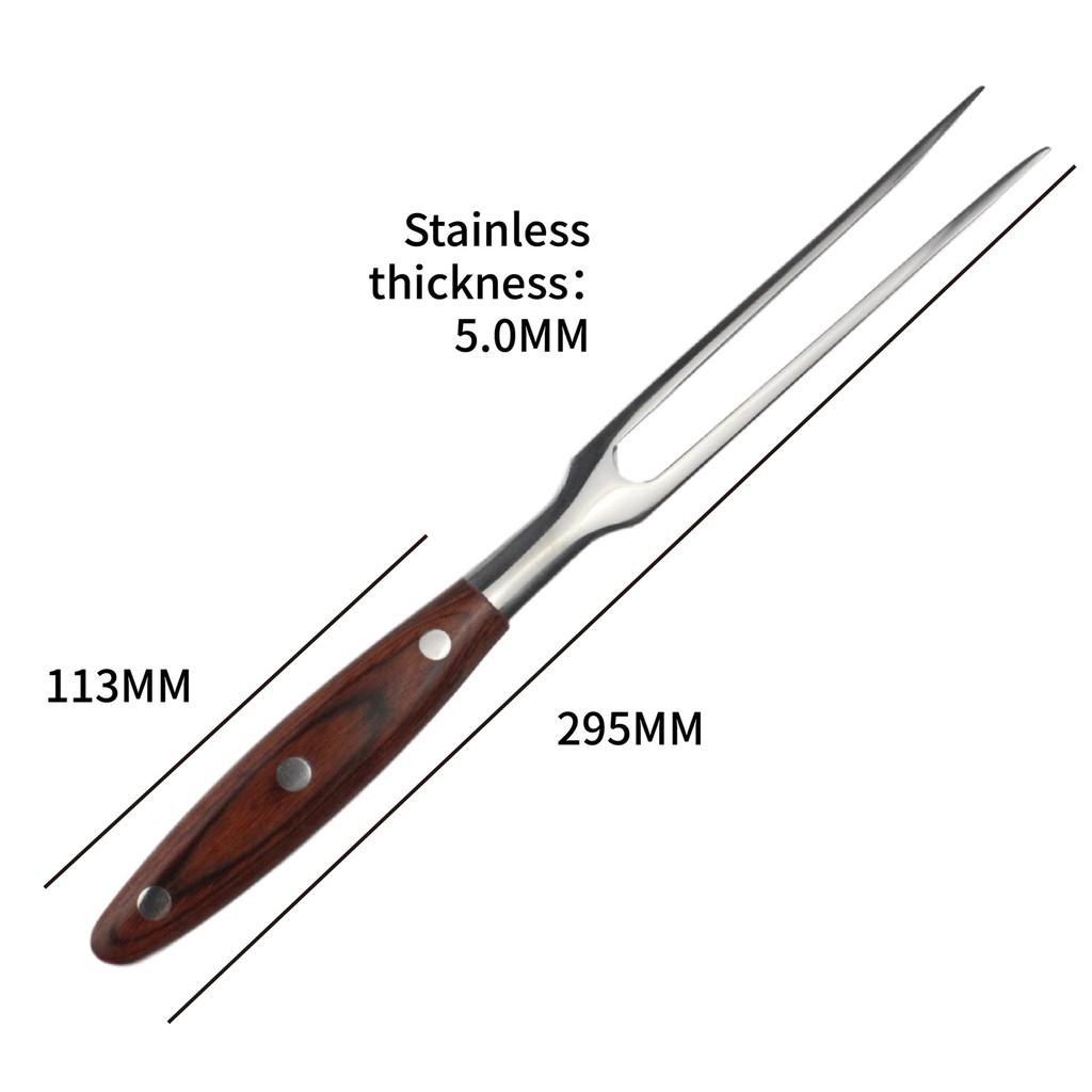 Stainless Steel Bbq Skewers With Wooden Handles For Outdoor Grilling And Meat Piercing