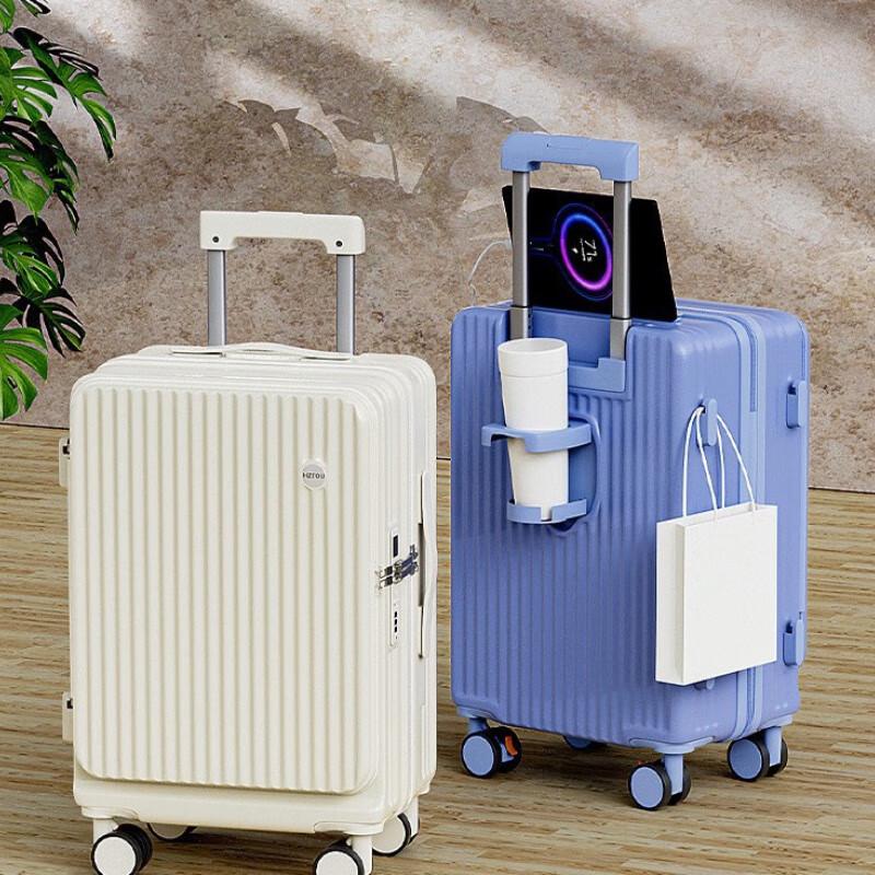 Zoyou Expandable Side-Opening Hardshell Travel Suitcase 20 inch
