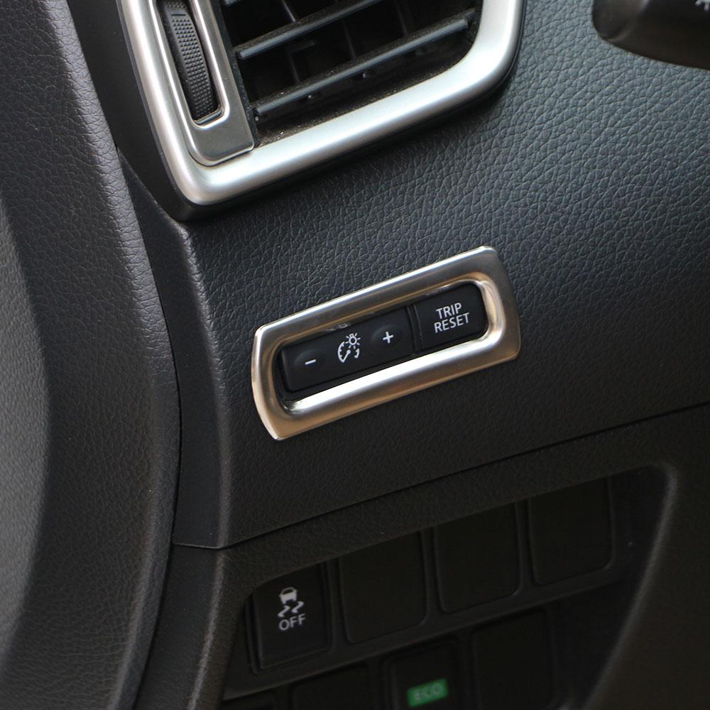 For Nissan Qashqai J11 X-TRAIL Xtrail T32 2014-2021 LHD Car Dashboard Odometer Button Switch Cover Trim Sticker Fit  Accessories