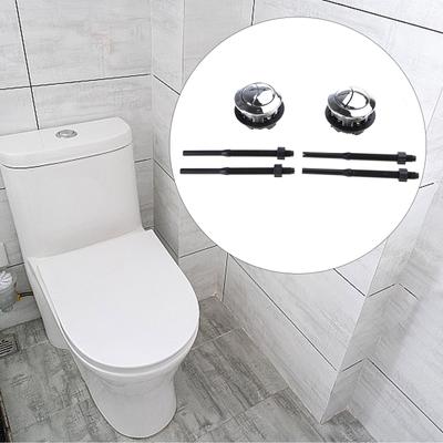 Pulsante Doppio per Scarico WC Testa Rotonda 38mm Accessorio di Ricambio per Serbatoio Acqua Pulsante Scarico WC Rotondo ABS per Bagno