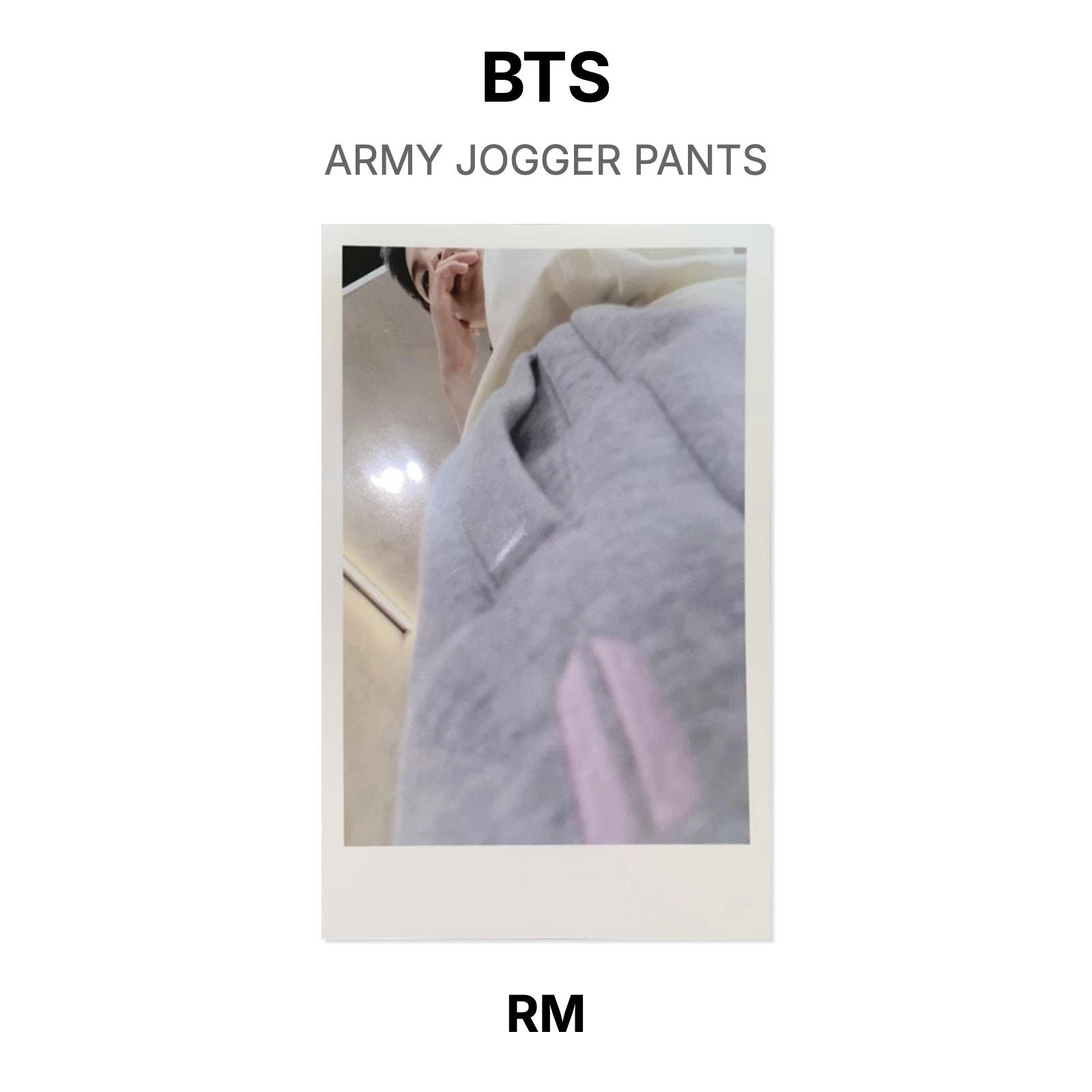 BTS RM ARMY JOGGER PANTS Official Photocard RM