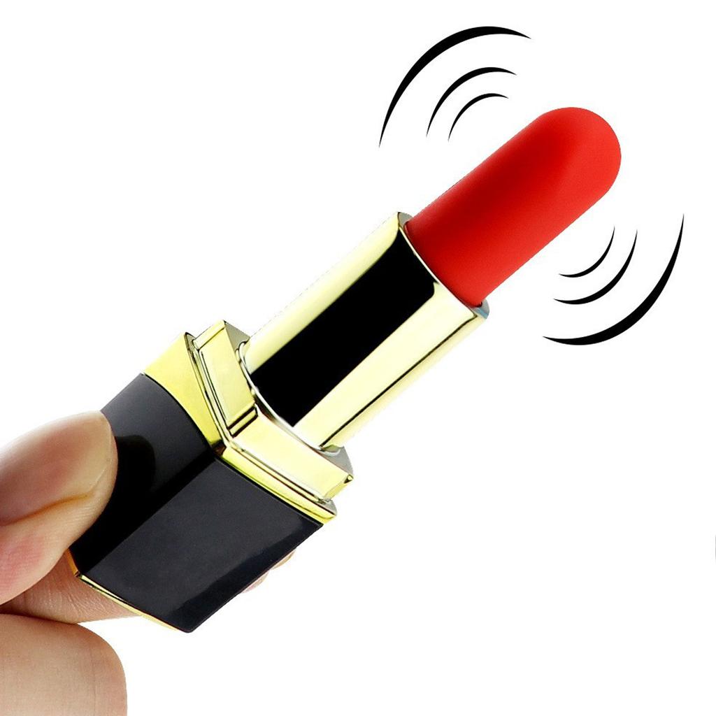 Vibration Lippenstift Massager 10 Modi USB magnetische Aufladung weniger Lärm wasserdicht weibliche Lippenstift Mas