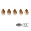 Ohora NT Melty Cocoa Gel Nail Tips [S / Oval]
