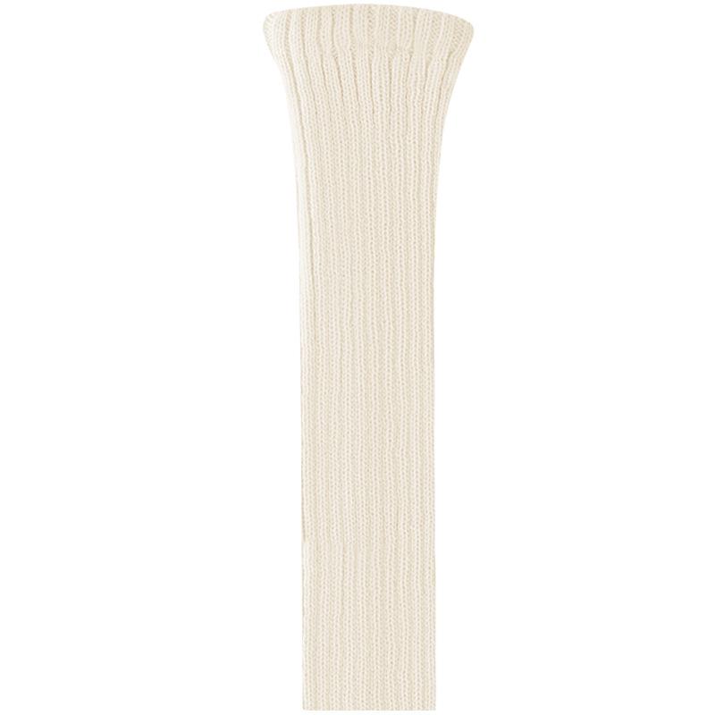 Spring and Autumn Women's Hot Girl Leg Covers, White Women's Calf Socks, Seasonal Knitted Socks, Trendy