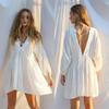 European-American Long-Sleeve Sun Protection Cardigan Cover-Up for Beach Vacations