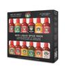 12 Pack Mini Hot Sauce Sampler Travel Size Variety Set Unique Gift Spice Enthusiasts