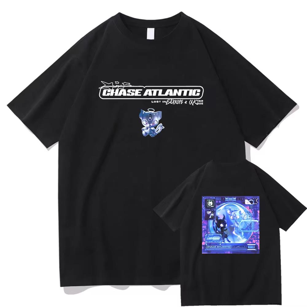 

Trend Chase Atlantic Lost in Europe and UK Tour T Shirt 2025 Album Lost in Heaven Men Women Clothing Harajuku Cotton Tee Top Y2k M