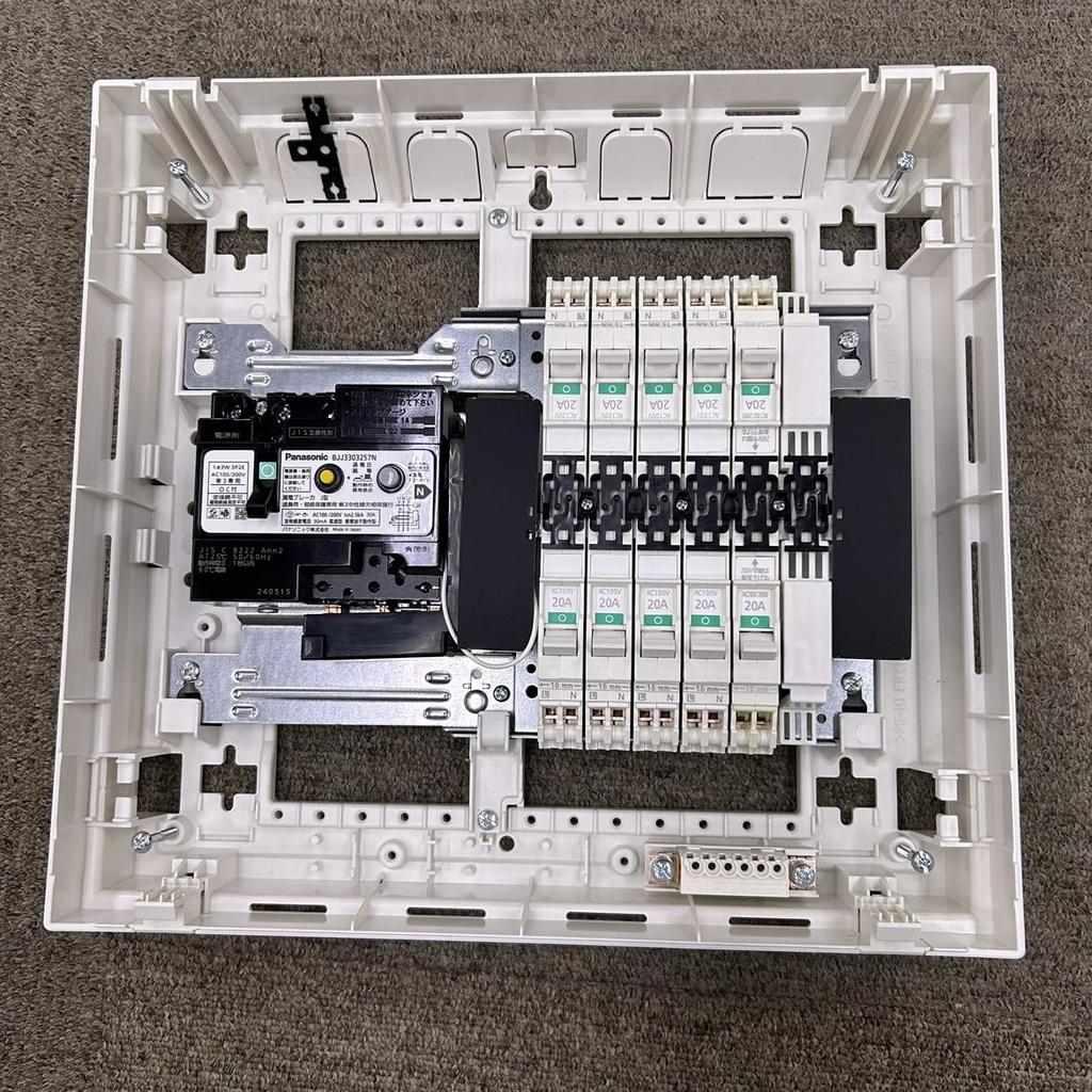 Panasonic Cosmo Panel Standard Standard Type No Limiter Space 30A BQR83102 10+2