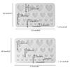 2Pcs DIY Diamonds Love Keychain Silicone Epoxy Molds DIY Ornaments Pendant Heart Curtain Mould for Valentines Gift