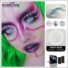 1 par Halloween-kontaktlinser for øyne Cosplay-linser Anime-linser Anime-tilbehør Linser Svarte linser Hvite linser