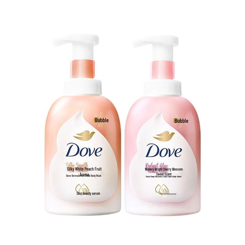 

Dove Cherry Blossom & White Peach Shower Foam Set