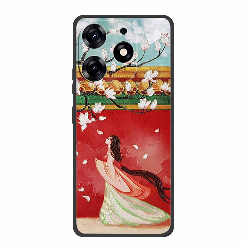 3D Emboss Case For Realme C61 Phone Case Relief Flowers Shockproof Silicone Soft Coque For Realme C61 Back Cover Case RealmeC61