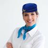 Women Stewardess Costume Accessories Includes Flight Attendant Hat Brooch Pin Scarf Sunglasses Earrings Gloves