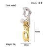 Intelligence Puzzle Zinc Alloy Disentanglement Rings - Unlock Nine Linked Rings Kongming Luban Lock Educational Toy