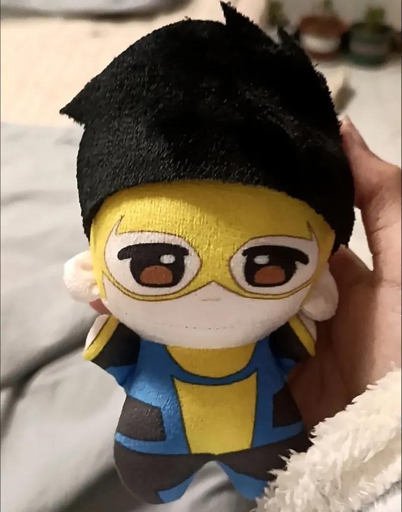 New 10cm Mark Invincible Plush Doll Cute Anime Peripherals Toy Birthday Christmas Gift