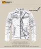 Men's Fleece-lined Suede-feel Embroidered Leather Jacket for Autumn/Winter Motorcycle Trend